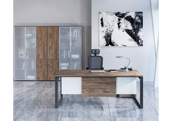 Мебель для персонала серия ONIX (Столы на металлокаркасе)